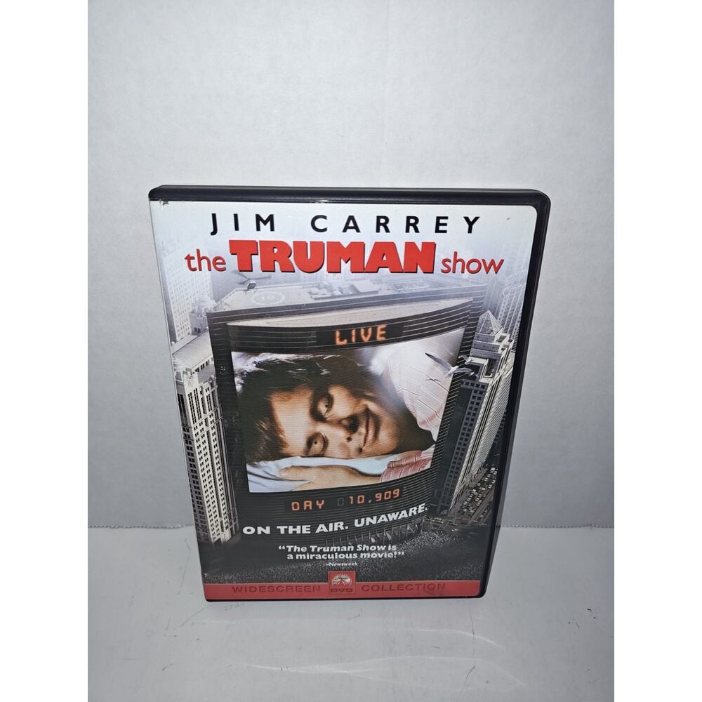 The Truman Show DVD Movie 1999 Widescreen Jim Carrey Laura Linney Noah Emmerich